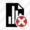 Document Chart Cancel Icon
