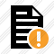 Document Warning Icon