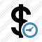 Dollar Clock Icon