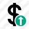 Dollar Upload Icon