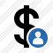 Dollar User Icon