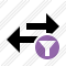 Exchange Horizontal Filter Icon