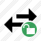 Exchange Horizontal Unlock Icon
