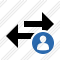 Exchange Horizontal User Icon