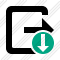 Exit Download Icon