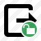 Exit Unlock Icon