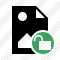 File Image Unlock Icon