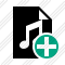 File Music Add Icon