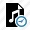 Icone File Music Clock