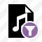 File Music Filter Icon