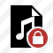 Icone File Music Lock