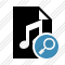 Icone File Music Search