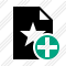 File Star Add Icon