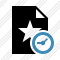 File Star Clock Icon