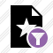 File Star Filter Icon