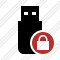 Flash Drive Lock Icon