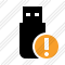 Flash Drive Warning Icon