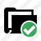 Folder Documents Ok Icon