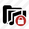 Folder Music Lock Icon