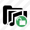 Icône Folder Music Unlock