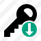 Key Download Icon