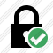 Lock Ok Icon