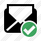 Mail Read Ok Icon