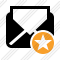 Mail Read Star Icon