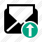 Mail Read Upload Icon