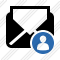 Mail Read User Icon