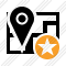 Map Location Star Icon