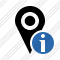 Map Pin Information Icon
