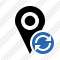 Map Pin Refresh Icon