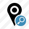 Map Pin Search Icon