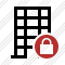 Office Building Lock Icon