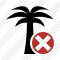 Palmtree Cancel Icon