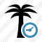 Palmtree Clock Icon