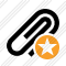 Paperclip Star Icon