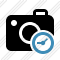 Photocamera Clock Icon