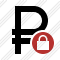 Ruble Lock Icon