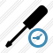 Screwdriver Clock Icon