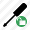 Screwdriver Unlock Icon