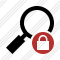 Search Lock Icon