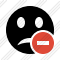 Smile Unhappy Stop Icon