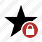 Star Lock Icon