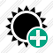 Sun Add Icon