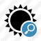 Sun Search Icon