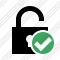 Unlock 2 Ok Icon