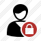 User 2 Lock Icon