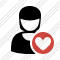 User Woman Favorites Icon